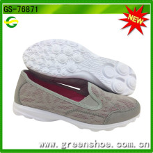 Nueva llegada transpirable Slip on Shoes para mujeres (GS-76871)